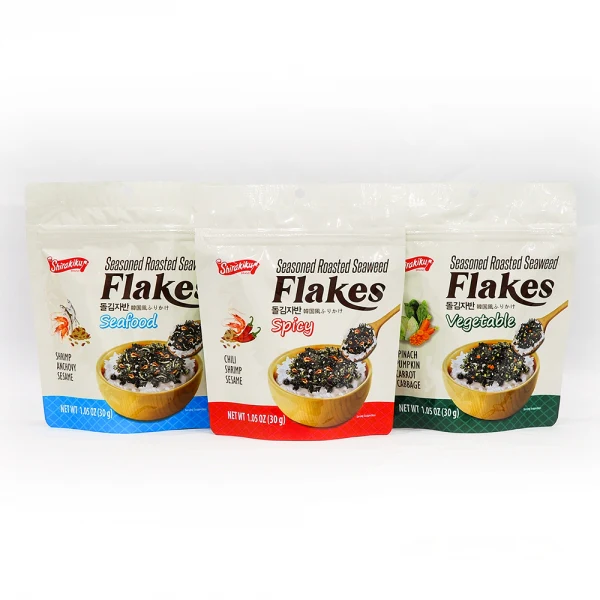 Shirakiku Seaweed Flakes Seafood Flavor Furikake - Image 3