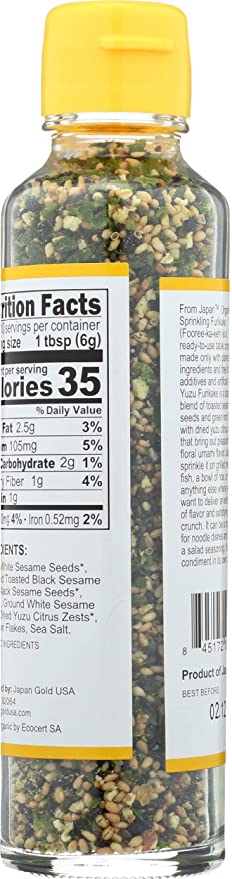 Muso From Japan Organic Sprinkling Furikake Yuzu, 2.2oz - Image 5